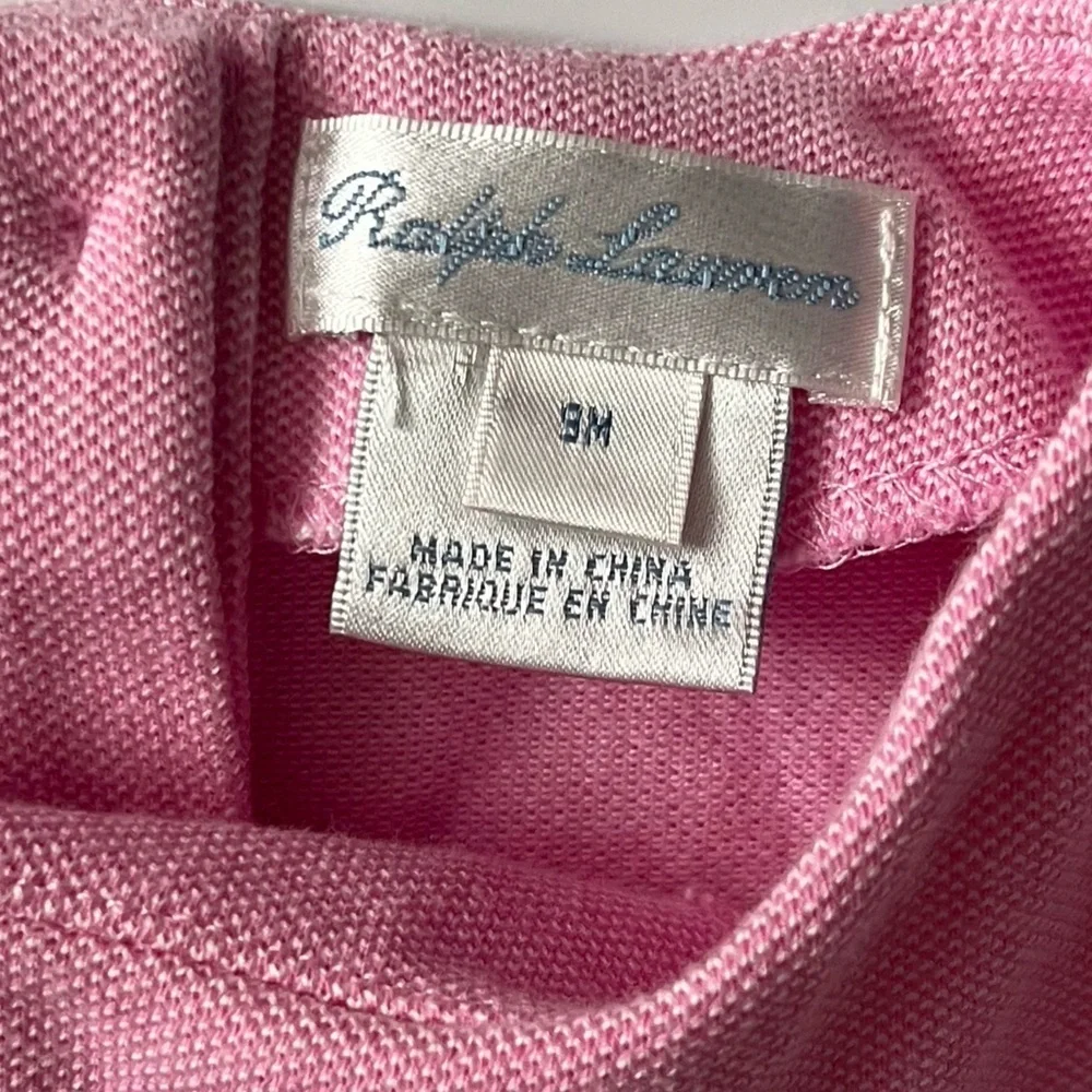Ralph Lauren • Pink Pleated Baby Dress
